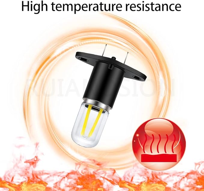 Ruiandsion Z187 T170 LED Microwave Light Bulb White 110V 125V 130V 110-130V 2W Equivalent 20W LED Filament Light Bulb Replacement for Microwave Oven Light - Z02