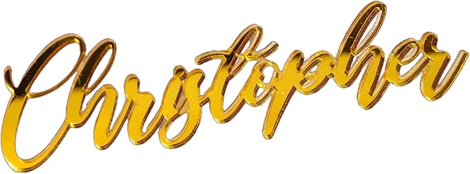 Customized Acrylic Name Tags for Place Setting, Personalized Place Cards for Weddings, Bridal Showers and Events, Cursive Laser Cut Seating Cards
