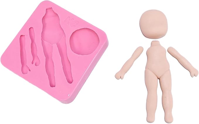 Full Body doll mold Multi Project Silicone mold Doll making molds DIY dolls NC082