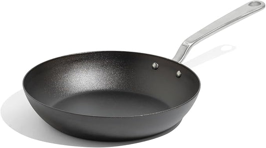 Made In Cookware - Seasoned 10" Blue Carbon Steel Frying Pan - (Like Cast Iron, but Better) - Professional Cookware - Crafted in Sweden - Induction Compatible