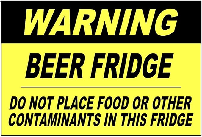 Beer Fridge Magnets (3 1/2 X 5 Inches)