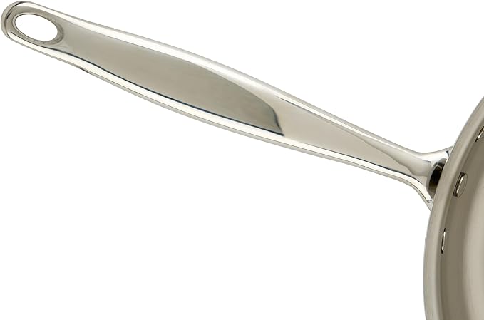 WINCO Tri-Ply Frying Pan, Silver