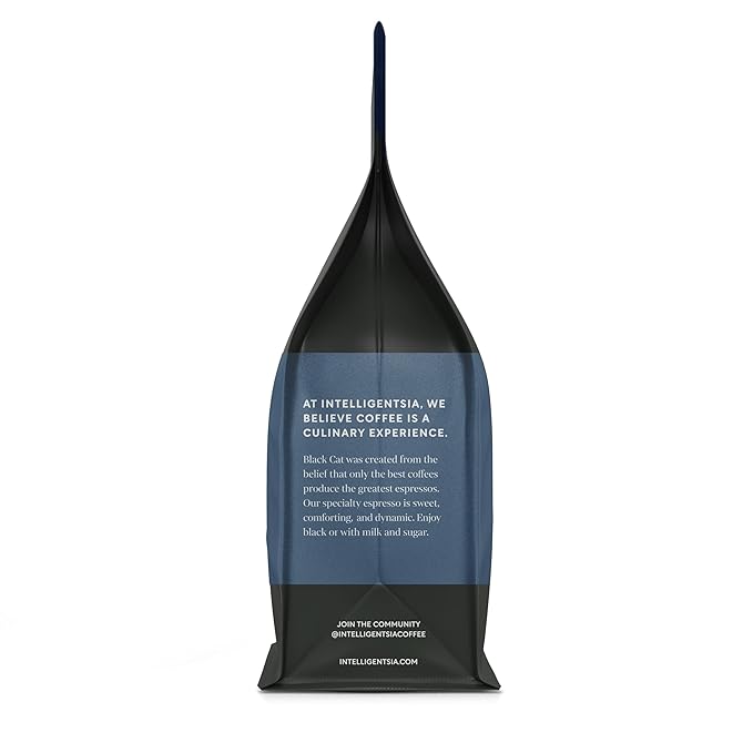 Intelligentsia Coffee, Medium Roast Whole Bean Coffee - Black Cat Analog Espresso 36 Ounces (3 Bags of 12 Ounces)