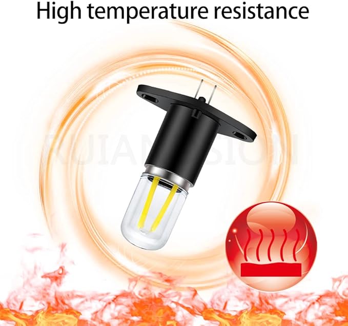 Ruiandsion Z187 T170 LED Microwave Light Bulb White 110V 125V 130V 110-130V 2W Equivalent 20W LED Filament Light Bulb Replacement for Microwave Oven Light - Z01