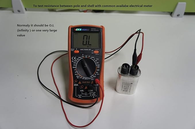 1.00 uF MFD Universal Microwave Capacitor Compatible for GE Samsung LG Media Hair Amana Kenmore Mayta and Whirlpool