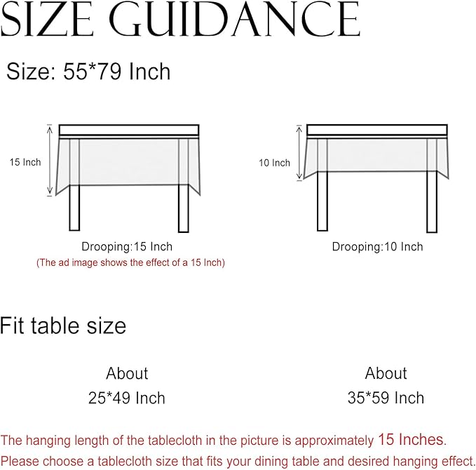 ISAENNE Designer Vintage Linen Floral Table Cloth for Rectangle Table,Fall Colorful Modern Tablecloth,Anti-Wrinkle Decor Tablecloths for Dining Thanksgiving Kitchen,55"*79"-Bertina E