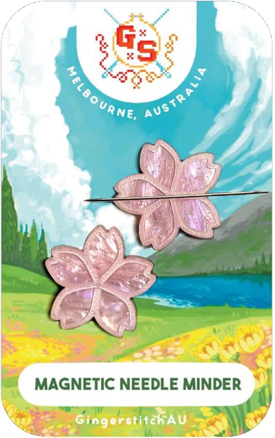 Sakura Blossoms Magnetic Needle Minder Set