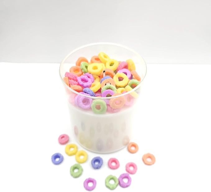 Fruit rings 49 Cavities Small donuts cereal Flexible Silicone mold Soap molds Resin molds Wax melts molds 061