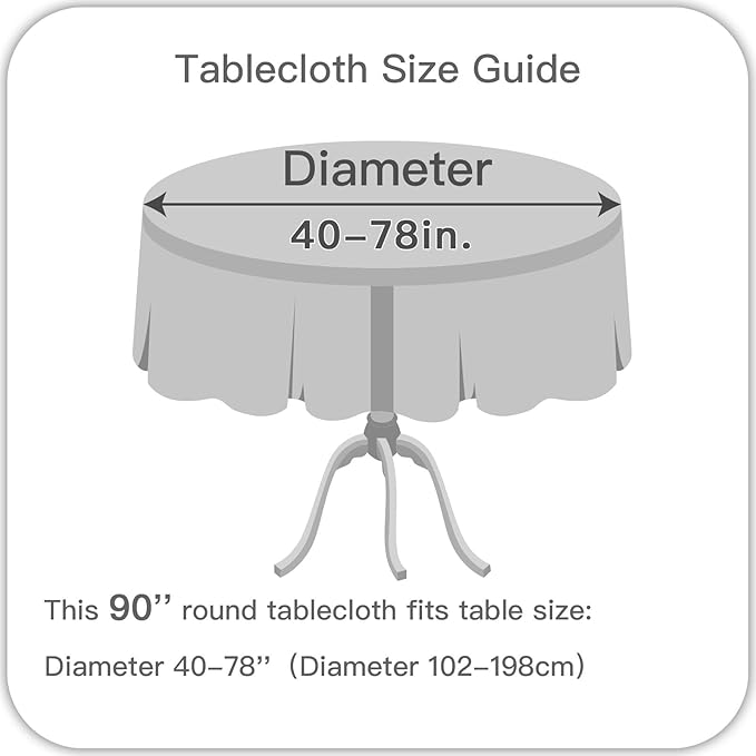 maxmill Round Jacquard Tablecloths Swirl Design Spillproof Wrinkle Free Water Proof Heavy Weight Soft Table Cloth for Circular Table of Buffet Banquet Parties Holiday Dinner Round 90 Inch Teal