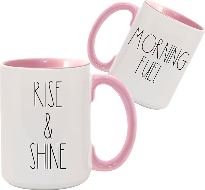 YourTextHereShoppe Custom Farmhouse-Style Coffee Mug 11oz – Personalized Text on One or Two Sides – Skinny Font Inspired Ceramic Mug – Dishwasher & Microwave Safe Gift
