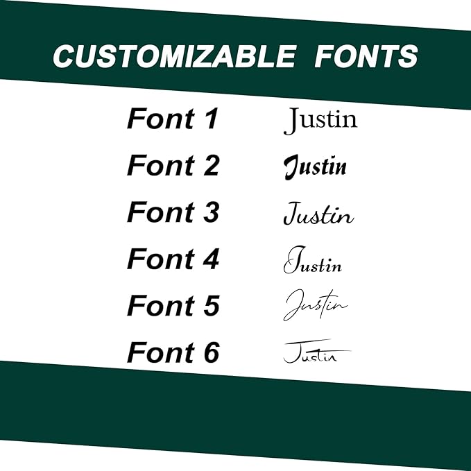 Personalized Cutlery Set (4 Pieces), 18/10 Flatware Set, 6 Colors and Multiple Fonts Available for Customized, Personalized Tableware Sets With Name, Dishwasher Safe Silverware Set