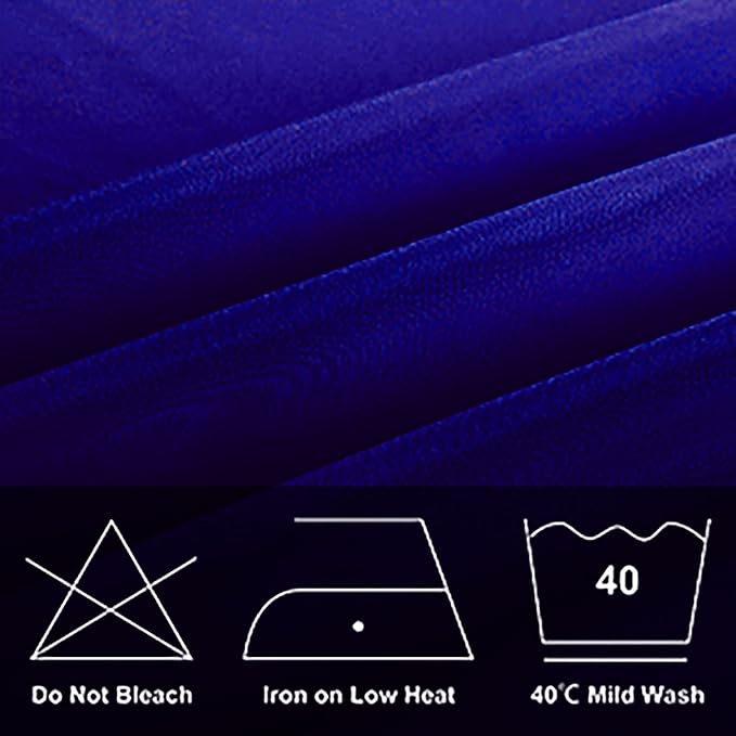 6 Pack Round Tablecloth 120 Inches Royal Blue Table Cloth Stain and Wrinkle Resistant Washable Polyester Fabric Table Cover for Party, Wedding and Banquet Decoration