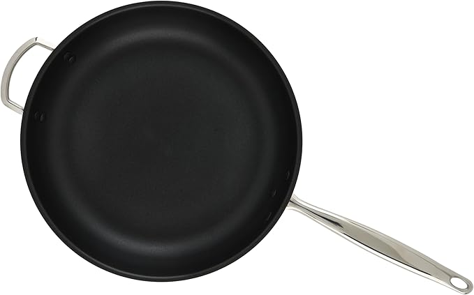 WINCO Tri-Ply Frying Pan, Silver