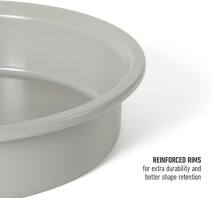Calphalon Legacy 8 Inch PFA Fee Nonstick Cake Pan - Taupe