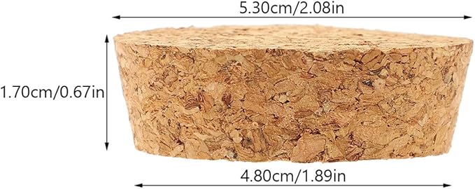 20pcs Wooden Cork Stoppers Bottle Plugs for Wine and Beverage Sealing Airtight Design for Home Restaurants Bars and Cafes