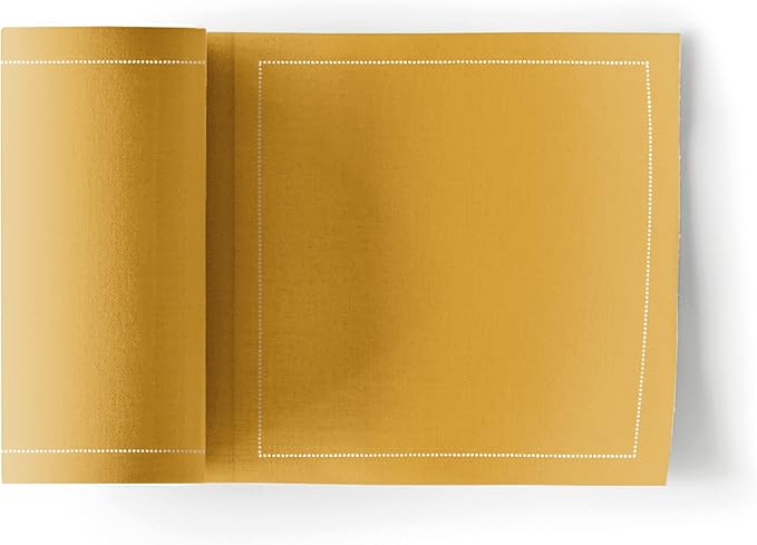 Cotton Cocktail Napkin - 4.5 x 4.5 in - 50 units per roll - Curry