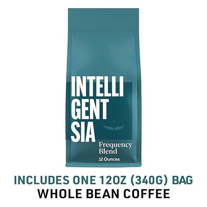 Intelligentsia Coffee, Medium Roast Whole Bean Coffee, 100% Arabica Coffee - Frequency Blend 12 Ounce Bag