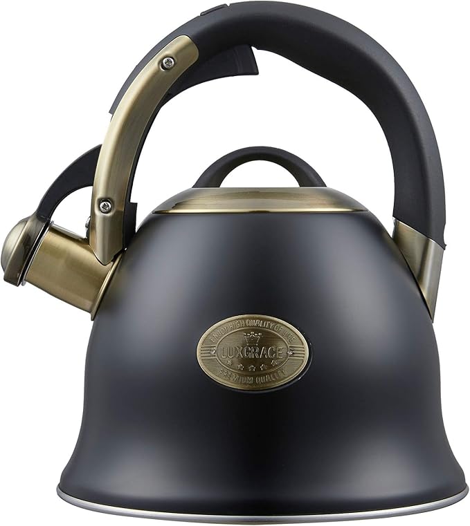 Tea Kettle -2.2 Quart Tea Kettles Stovetop Whistling Teapot Stainless Steel Tea Pots for Stove Top Whistle Tea Pot