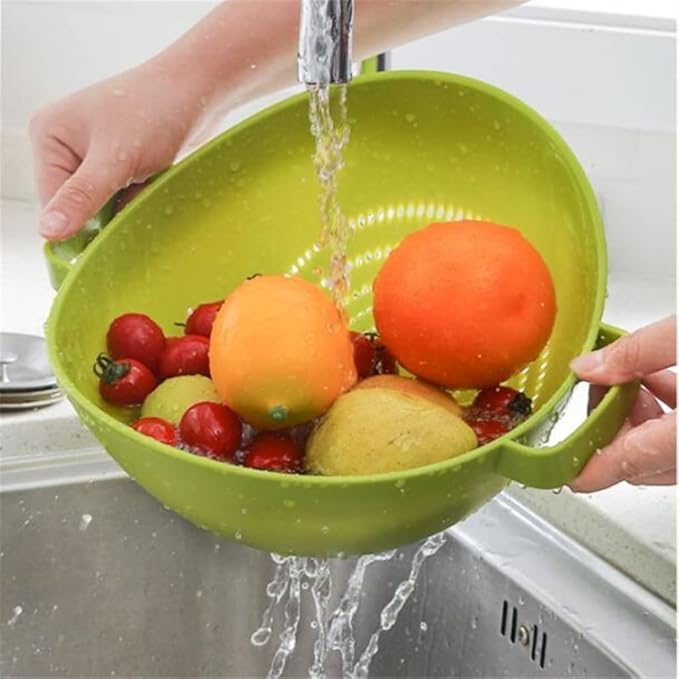 JSEIAJB Kitchen Washing Basin Vegetable Draining Basket Vegetable Filter Basket Washing Basket(D)