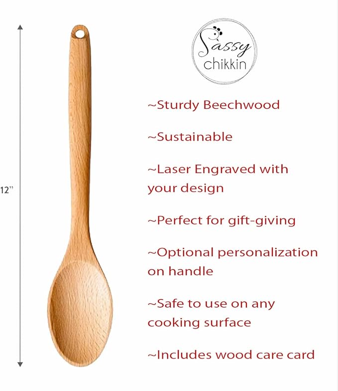 What Excellent Boiled Potatoes Wooden Cooking Spoon, Funny Jane Austen Inspired Wooden Spoon, Pride and Prejudice Humor, Literary Kitchen Utensil, Great Gift for Readers, Unique Austenite Gift Ideas