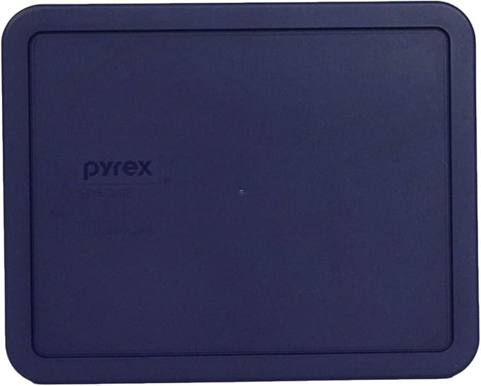 Pyrex 7212-PC 11-Cup Blue Food Storage Replacement Lid (2-Pack) - Made in the USA