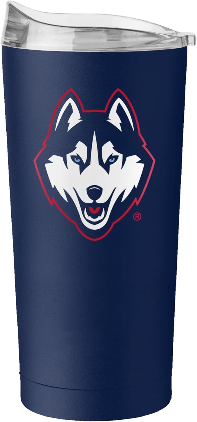 Logo Brands 20 oz Powder Coat Tumbler- Insulated Tumbler with Lid for Water, Iced Tea or Coffee, Smoothie and More