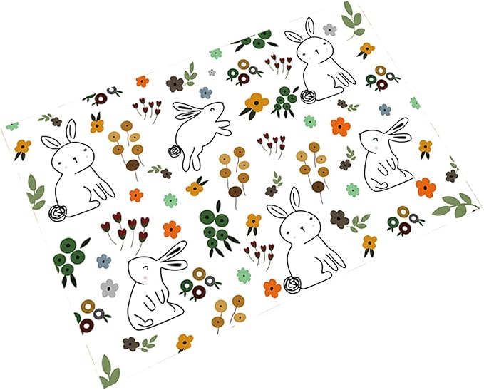 PVC Woven Placemats Set of 4 for Kitchen Dinner Table Place Mats Dining Office Placemat Plastic Table Decor Mats(PM-14)