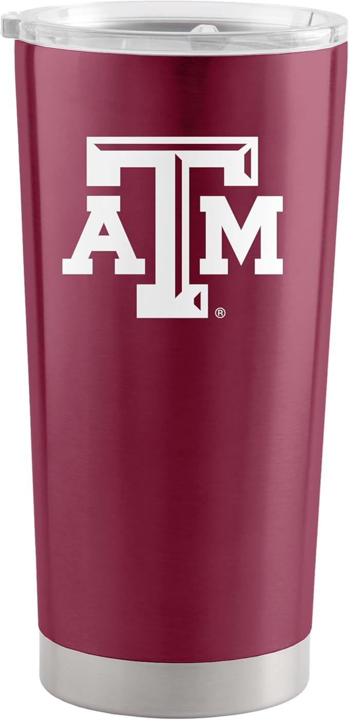 Logo Brands 20 oz Powder Coat Tumbler- Insulated Tumbler with Lid for Water, Iced Tea or Coffee, Smoothie and More