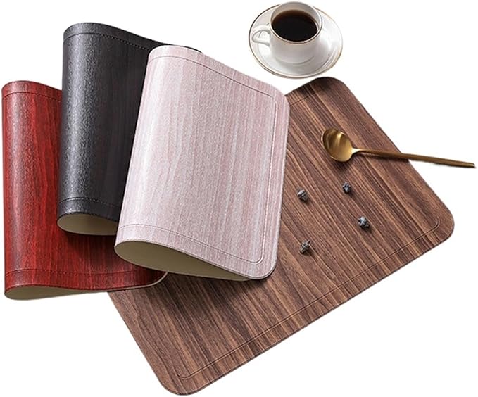 Placemats Anti-Slip Decoration Pad Heat- Tablemat Dishes Coaster Tableware Mat for Table(Coffee)