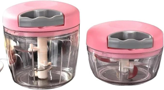 Potato Masher Onion Slicer Vegetable Fruit Chopper Cutter Garlic Press Meat Grinders Kitchen Baking Accessories(900ML White)