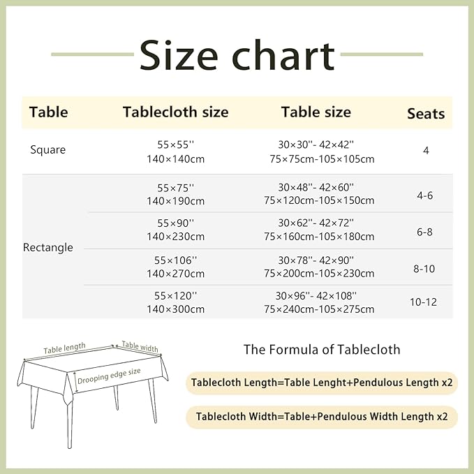 Alsoo Table Cloth Rectangle Table, Cotton Linen Tablecloth Waterproof, Boho Rustic Tables Cover with Tassel for Christmas Party Kitchen Dining Holiday Decorations (Grey Plaid, 55''x90'', 4-6 Seats)