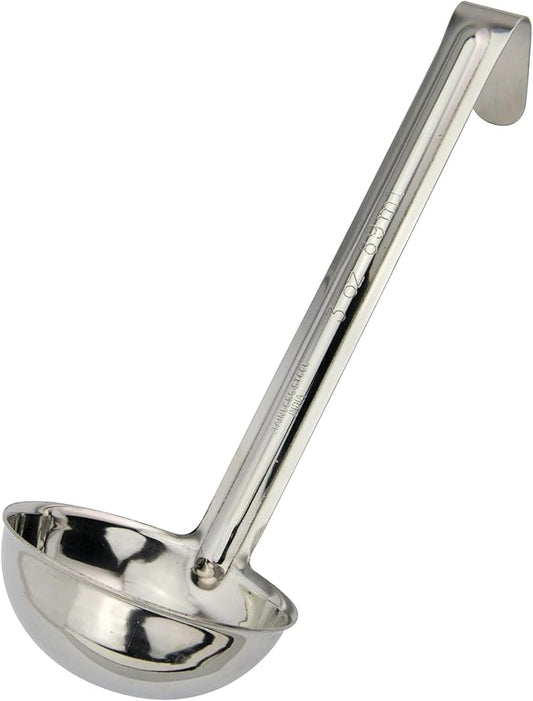 Winco One Piece Stainless Steel Ladle, 3 Ounce, 6"