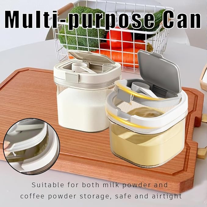 Airtight Coffee Canister, 0.7 Qt Coffee Bean and Ground Coffee Canister, sugar container with spoon,Perfect for Coffee, Beans, Flour,Cereal, Sugar