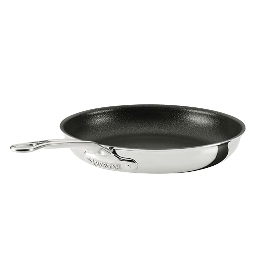 Hestan ProBond Luxe TITUM Nonstick Skillet, 11-Inch Professional Clad Stainless Steel, ProCore Tri-Ply Clad Construction, Polished Exterior, Induction & Oven Safe