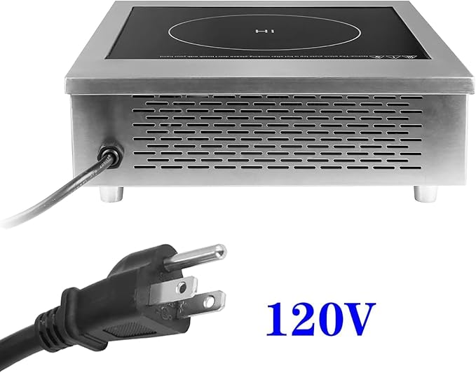 Commercial Grade Countertop Burner 1800 W /120V Commercial Induction Cooktop 9 Inch Heating Coil Hot Plate