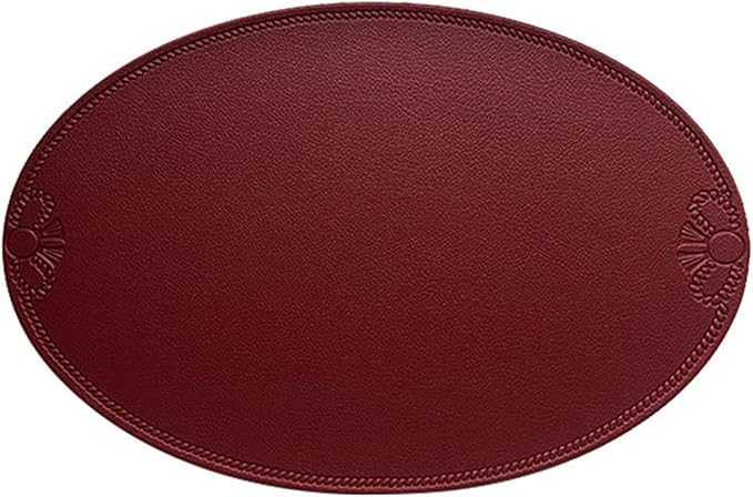 PVC Insulation Mat Oil Non-Slip Kitchen Placemat Accessories Coaster Tableware Pad Mug Dining Table Mat Napkin Home(A3,1 PCS)