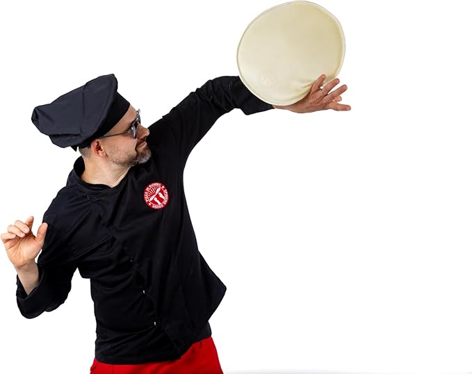 Training pizza disc for pizza acrobatics. Pizza di gomma - Spinning dough - Throw dough with silicone disc - size 13 inch. Rubber pizza.