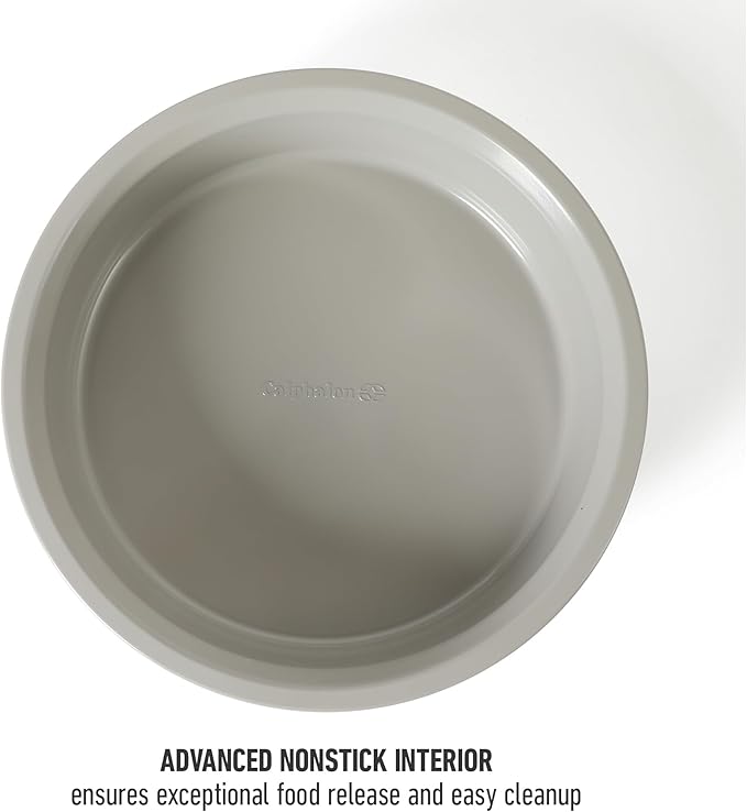 Calphalon Legacy 8 Inch PFA Fee Nonstick Cake Pan - Taupe
