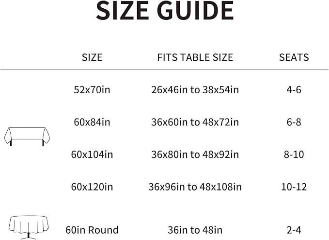 Faux Linen Tablecloths for Rectangle Tables, Burlap Textured Table Cloths Washable Farmhouse Table Cover Water Resistant for Dining, Wedding, Outdoor(Ivory, 60"×104")