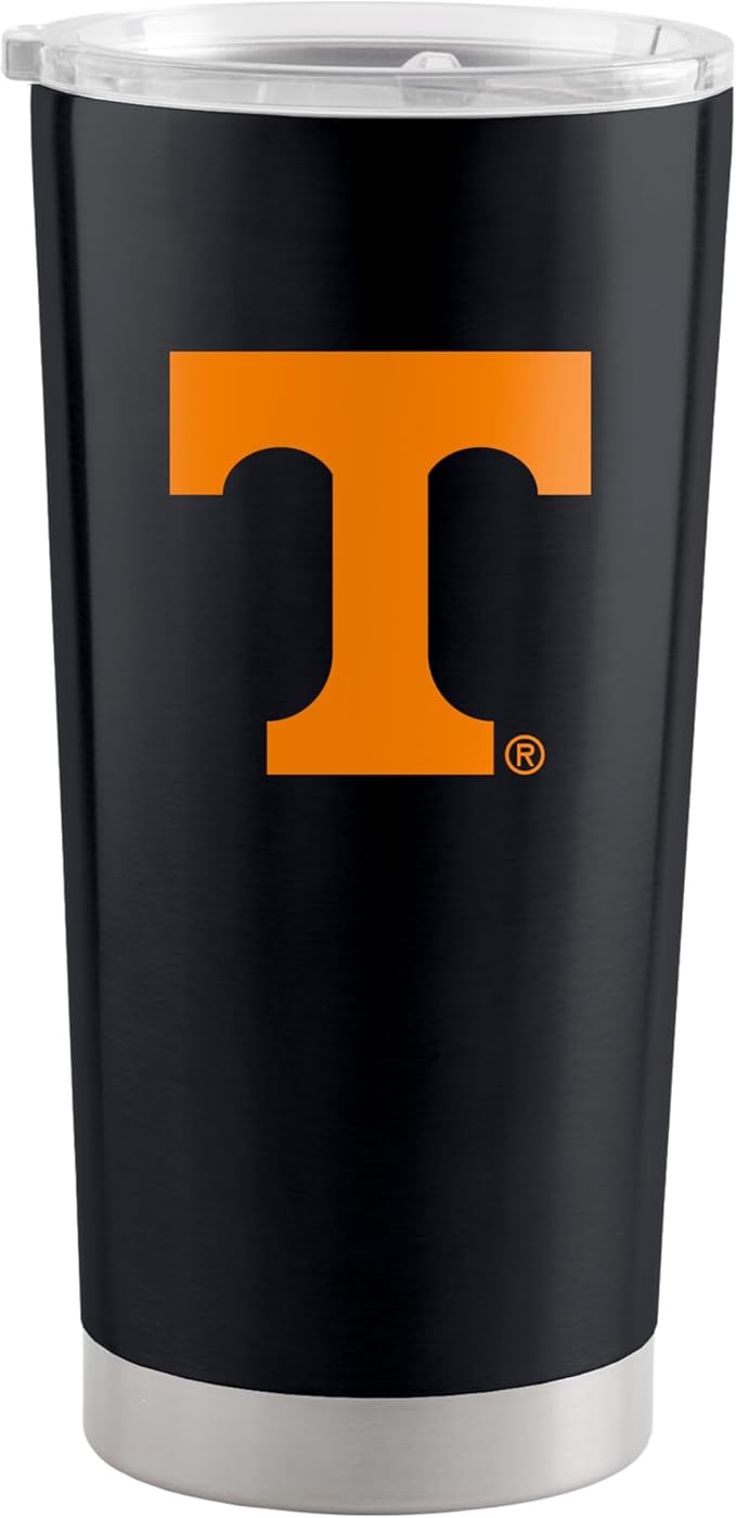 Logo Brands 20 oz Powder Coat Tumbler- Insulated Tumbler with Lid for Water, Iced Tea or Coffee, Smoothie and More
