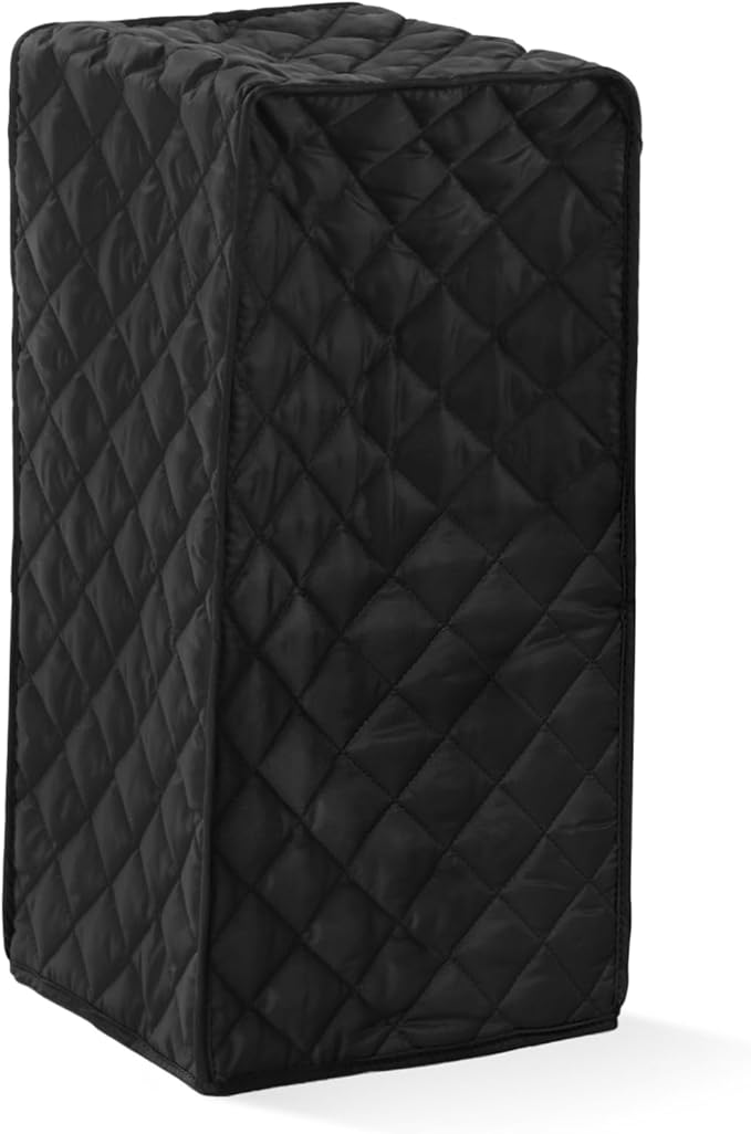 Covermates Keepsakes - Square Appliance Cover - Dust Protection - Stain Resistant - Washable - Appliance Cover, Black