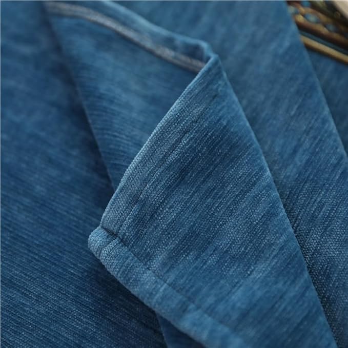 Rectangular Tablecloth Classic Tablecloth Tea Blue Double-Sided Velvet Thickened Rectangular Tablecloth Suitable for Restaurant Camping(130 * 130cm)