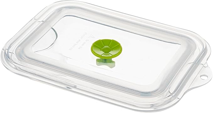 Restaurantware-Fresh Hero 32.3 Ounce Storage Containers, 1 Durable Airtight Food Containers - Microwavable, Freezable, Green Silicone, Collapsible, Dishwashable, With Vented Lids
