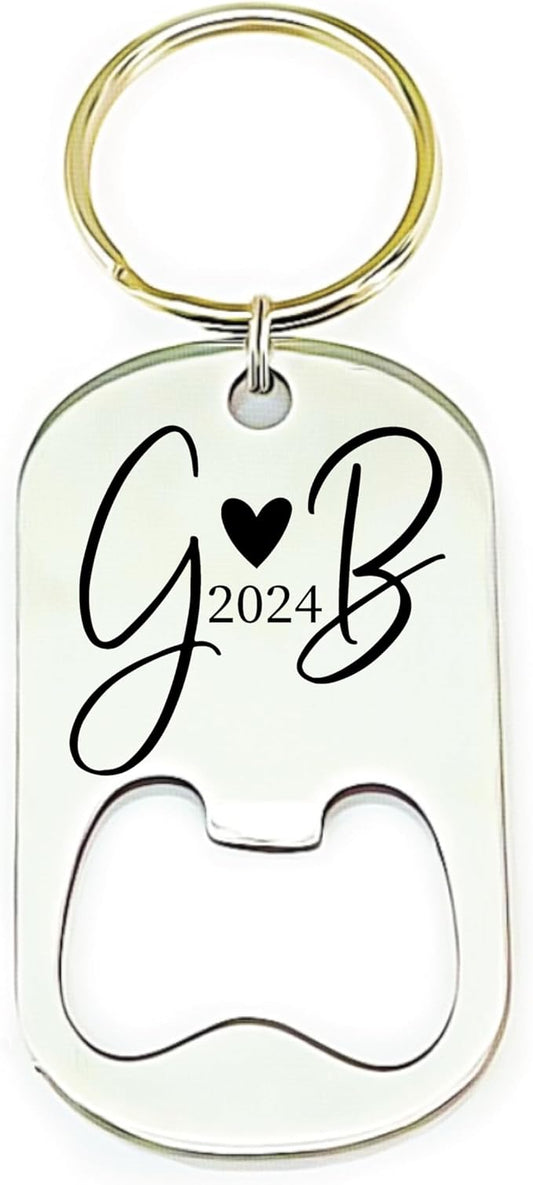 Personalized Anniversary Husband Gift Drive Safe Bottle Opener Keychain Gift Idea For Him Bottle Opener Husband I Need You Here With Me LOVE-BOTTLE