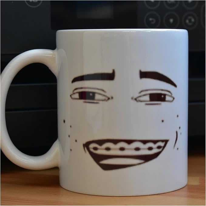 Game Inspired Mug Funny Faces Coffe Mug Cute Gamer Coffe Cup Idea Gift(3)