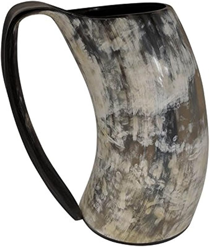 5MOONSUN5’s VIKING DRINKING HORN MUGS FOR BEER WINE MEAD & PAGAN GOT size 16oz