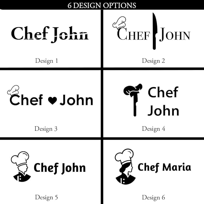 Chef Apron with Custom Name, Personalized Apron with Pockets, Adjustable Neck, Unique Gift for Men, Women, Dad or Mom