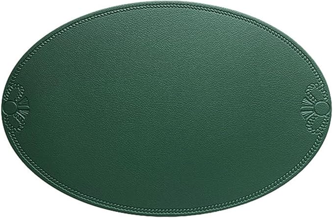 PVC Insulation Mat Oil Non-Slip Kitchen Placemat Accessories Coaster Tableware Pad Mug Dining Table Mat Napkin Home(A5,6 PCS)