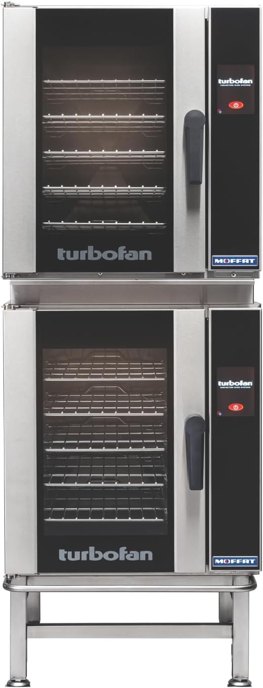 Moffat E32T5/2 Stainless Steel Convection Oven, Electric Full Size 2 Deck 208v/60/1-ph