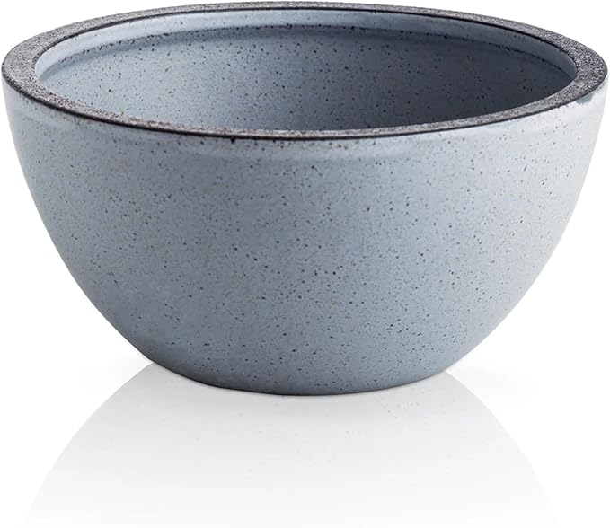 Stone Lain Stoneware Dish Set, 4 Bowls, Tina - Blue and Gray